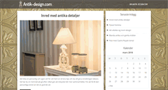 Desktop Screenshot of antik-design.com